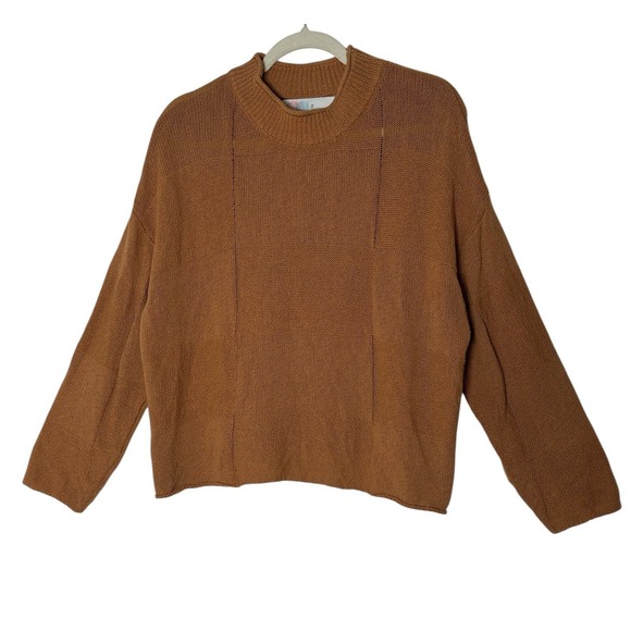 Free People FP‎ Beach Pullover Mock Sweater Women's XS Oversized Top Outdoor - Picture 2 of 10